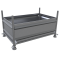 Stackable solid wall pallet | 1.43m x 0.87m x 0.50m | galvanized | with closed hook
